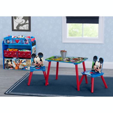 Delta Children&reg; Disney&reg; Mickey Mouse 4-Piece Playroom Furniture Set in Blue. View a larger version of this product image.
