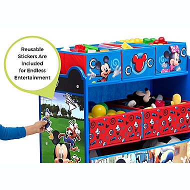Delta Children&reg; Disney&reg; Mickey Mouse 4-Piece Playroom Furniture Set in Blue. View a larger version of this product image.