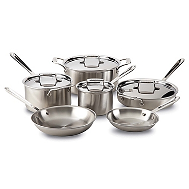 All-Clad d5&reg; Brushed Stainless Steel Cookware Collection. View a larger version of this product image.