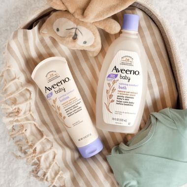Aveeno&reg; Baby Calming Comfort&reg; Bath &amp; Lotion Set. View a larger version of this product image.