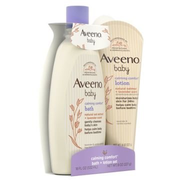 Aveeno&reg; Baby Calming Comfort&reg; Bath &amp; Lotion Set. View a larger version of this product image.