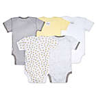 Alternate image 1 for Burt&#39;s Bees Baby&reg; Size 0-3M 5-Pack Sunshine Organic Cotton Short Sleeve Bodysuits