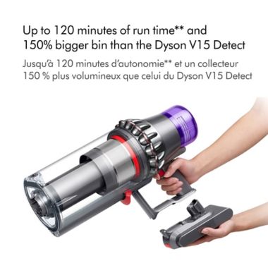 Dyson Outsize+ Cordless Stick Vacuum Cleaner in Nickel/Red. View a larger version of this product image.