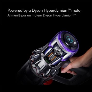 Dyson Outsize+ Cordless Stick Vacuum Cleaner in Nickel/Red. View a larger version of this product image.