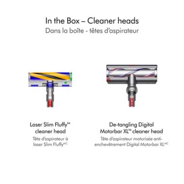 Dyson Outsize+ Cordless Stick Vacuum Cleaner in Nickel/Red. View a larger version of this product image.