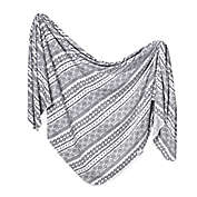 Copper Pearl Westyn Knit Swaddle Blanket in Grey