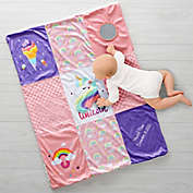 Playful Unicorn Personalized Baby Activity Mat
