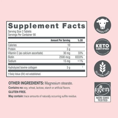 NeoCell&trade; 180-Count Super Collagen + Vitamin C Dietary Supplement Tablets. View a larger version of this product image.