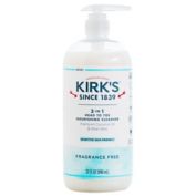 Kirk's&trade; 32 fl. oz. Castile 3-in-1 Head To Toe Fragrance-Free Cleanser