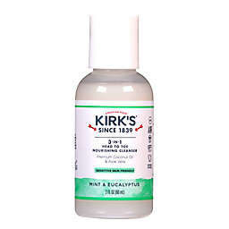 Kirk's® 2 fl. oz. 3-in-1 Head to Toe Nourishing Cleanser in Mint & Eucalyptus