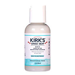 Kirk's™ 2 fl. oz. Castile 3-in-1 Fragrance-Free Head To Toe Nourishing Cleanser