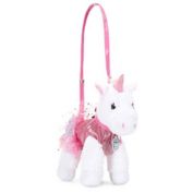 Poochie and Co.&reg; Unicorn Pastel Rainbow Maine Purse in Pink