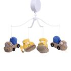 Alternate image 1 for Bedtime Originals&reg; Construction Zone Musical Baby Crib Mobile in Grey