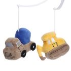 Alternate image 3 for Bedtime Originals&reg; Construction Zone Musical Baby Crib Mobile in Grey