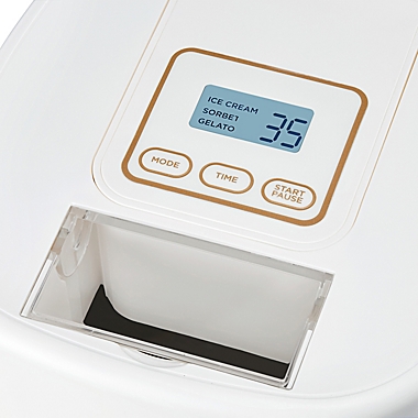 CRUX&reg; Digital Ice Cream Maker in White. View a larger version of this product image.