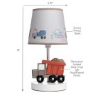 Alternate image 2 for Bedtime Originals&reg; Construction Zone CFL Table Lamp in Brown (Set of 2)