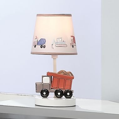 Bedtime Originals&reg; Construction Zone CFL Table Lamp in Brown (Set of 2). View a larger version of this product image.