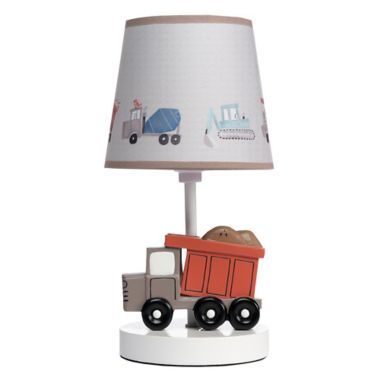 Bedtime Originals&reg; Construction Zone CFL Table Lamp in Brown (Set of 2). View a larger version of this product image.
