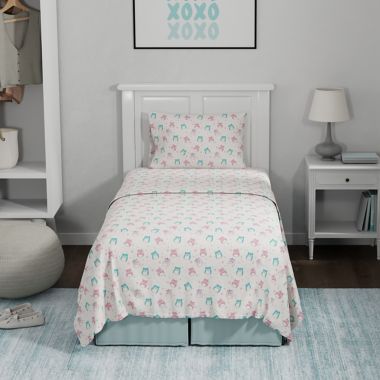 Squishmallows&trade; Morning Bird 200-Thread-Count Twin Sheet Set. View a larger version of this product image.
