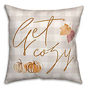 Designs Direct Get Cozy Square Indoor/Outdoor Throw Pillow in Grey