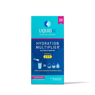 Liquid I.V.&reg; 10-Count Hydration Multiplier Drink Mix in Passion Fruit. View a larger version of this product image.