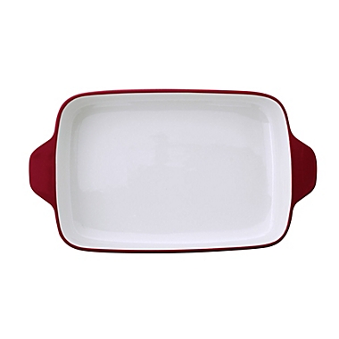 KitchenAid&reg; 9-Inch x 13-Inch 4.5-Quart Vitrified Stoneware Rectangular Baker in Red. View a larger version of this product image.