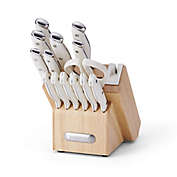 Farberware&reg; Professional 15-Piece Edgekeeper&trade; Knife Block Set in White