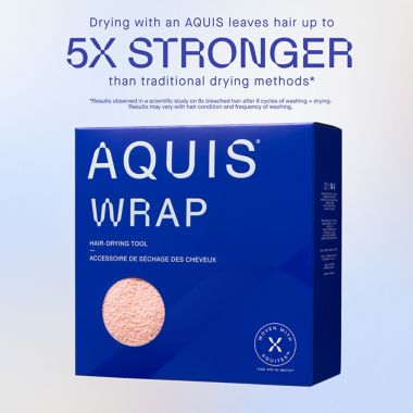 AQUIS&reg; Hair Wrap Hair-Drying Tool in Lotus Pink. View a larger version of this product image.