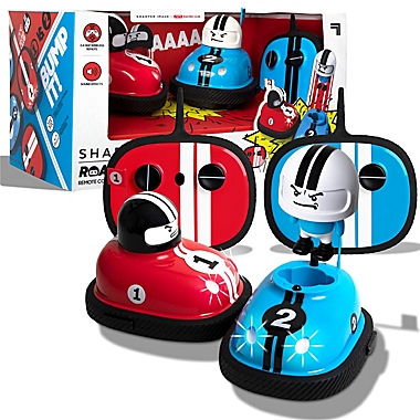 Sharper Image&reg; Speed Bumpers Road Rage Remote Controlled Cars in Blue/Red. View a larger version of this product image.