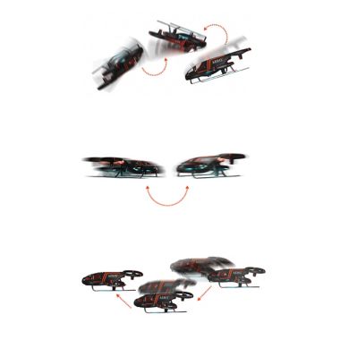 Sharper Image&reg; LED Aero Stunt Drone in Black. View a larger version of this product image.