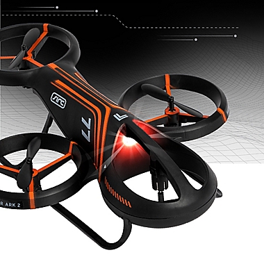 Sharper Image&reg; LED Aero Stunt Drone in Black. View a larger version of this product image.