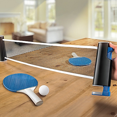 Black Series Retractable Tabletop Tennis Game. View a larger version of this product image.