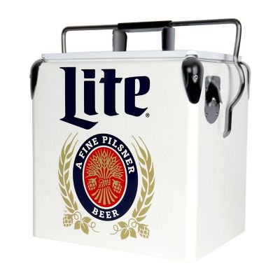 Miller Lite&reg; Vintage Style 13-Liter Ice Chest