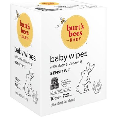 Burt&#39;s Bees Baby&reg; 720-Count Multi-Pack Sensitive Baby Wipes. View a larger version of this product image.