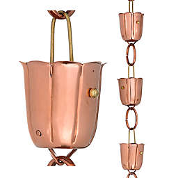 Good Directions Bluebell Rain Chain in Copper