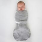 Alternate image 3 for Swaddle Designs Size 0-3M Arms Up Half-Length Sleeves Omni Swaddle Sack in Grey