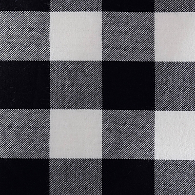 Eddie Bauer&reg; Cabin Plaid Yarn-dyed Cotton Flannel Reversible Throw in Black. View a larger version of this product image.