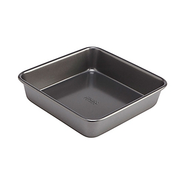 Chicago Metallic&trade; Everyday 8-Inch Square Cake Pan in Grey. View a larger version of this product image.