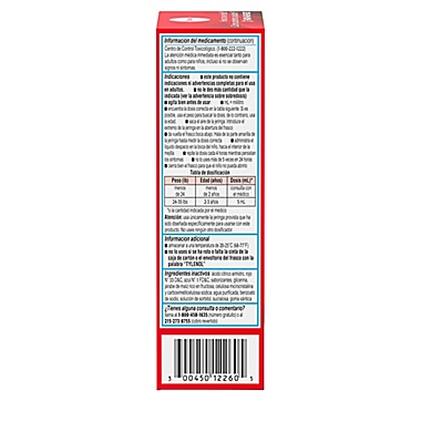 Infant Tylenol&reg; Oral Suspension Pain + Fever in Grape Flavor. View a larger version of this product image.