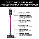 Alternate image 12 for Shark&reg; Rocket&reg; Pro DLX Corded Stick Vacuum in Fuchsia