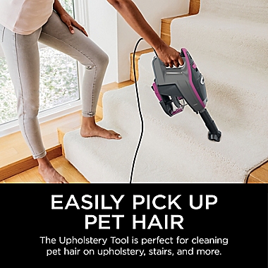 Shark&reg; Rocket&reg; Pro DLX Corded Stick Vacuum in Fuchsia. View a larger version of this product image.