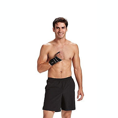 ComfiLife&reg; Adjustable Compression Wrist Support Wrap in Black. View a larger version of this product image.