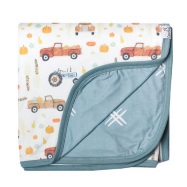 Copper Pearl&reg; Hayride Quilted Baby Blanket in White. View a larger version of this product image.