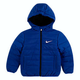 Nike® Size 4T Essential Padded Puffer Hooded Jacket in Royal/Black
