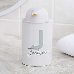 Simple and Sweet Personalized Ceramic Soap Dispenser