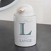 Elegant Monogram Personalized Ceramic Soap Dispenser