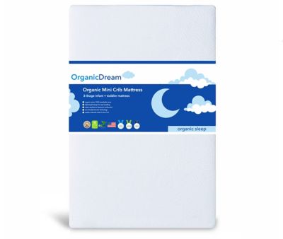 Organic Dream&reg; Mini 2-Stage Crib Mattress