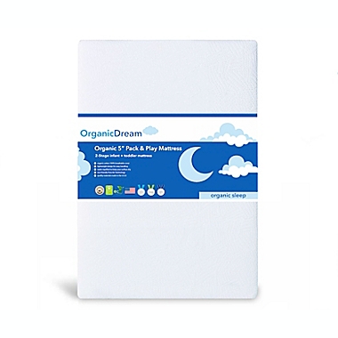 Organic Dream&reg; Signature 2-Stage Pack &amp; Play Mattress. View a larger version of this product image.