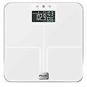 American Weigh Scales ACHIEVER-B Tempered-Glass Digital BMI Scale in White