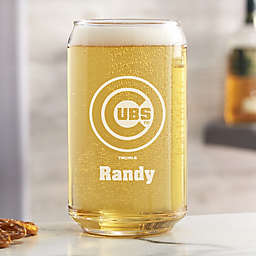 MLB Chicago Cubs Personalized Beer Can Glass